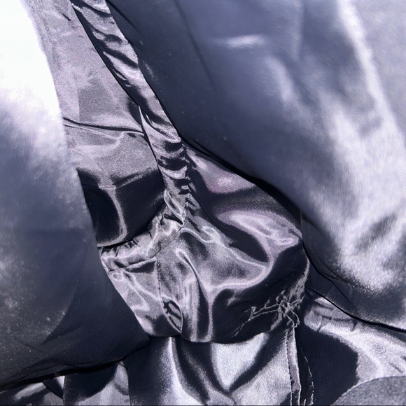 Ralph Lauren Black Wool Mixed Blend Trench Coat - Picture 6 of 12